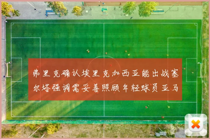 弗里克确认埃里克加西亚能出战塞尔塔强调需妥善照顾年轻球员亚马尔